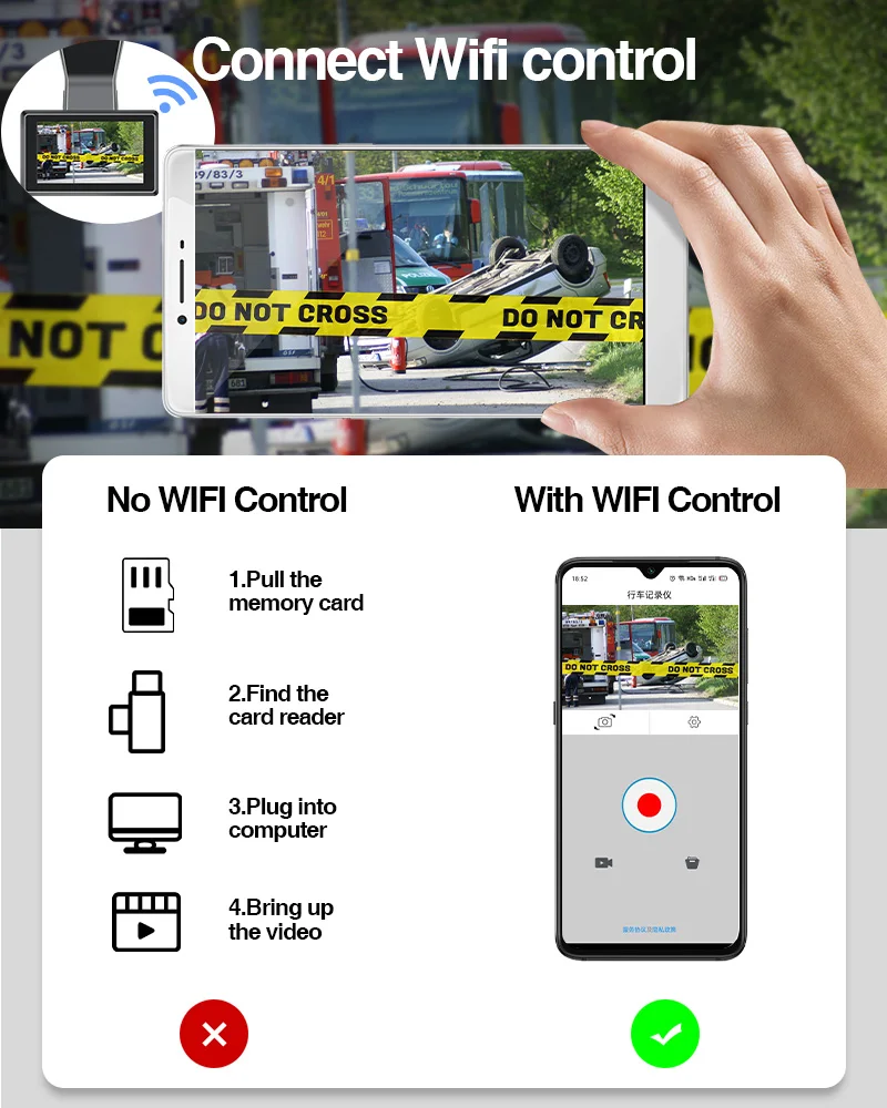 E-ACE Dvr Dash Cam Full HD 1080P 3.0’’ Driving Camera Built In GPS WiFi Rear View Cameras Car Recorders Parking Sensors For Auto E-ACE Dvr Dash Cam Full HD 1080P 3.0’’ Driving Camera Built In GPS WiFi Rear View Cameras Car Recorders Parking Sensors For Auto