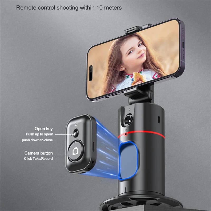 FANGTUOSI 2024 New 360 Rotation Gimbal Stabilizer Selfie Stick Monopod Desktop tracking gimbal PTZ For Tiktok Smartphone live FANGTUOSI 2024 New 360 Rotation Gimbal Stabilizer Selfie Stick Monopod Desktop tracking gimbal PTZ For Tiktok Smartphone live