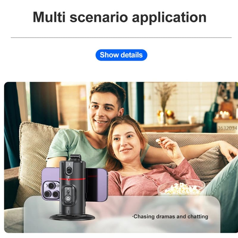FANGTUOSI 2024 New 360 Rotation Gimbal Stabilizer Selfie Stick Monopod Desktop tracking gimbal PTZ For Tiktok Smartphone live FANGTUOSI 2024 New 360 Rotation Gimbal Stabilizer Selfie Stick Monopod Desktop tracking gimbal PTZ For Tiktok Smartphone live