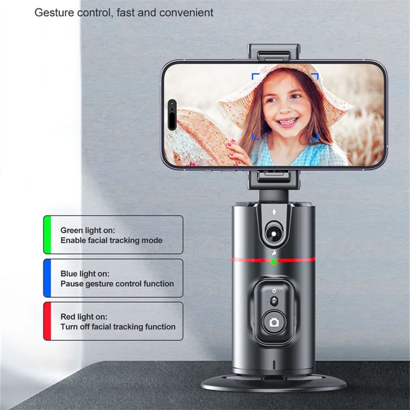 FANGTUOSI 2024 New 360 Rotation Gimbal Stabilizer Selfie Stick Monopod Desktop tracking gimbal PTZ For Tiktok Smartphone live FANGTUOSI 2024 New 360 Rotation Gimbal Stabilizer Selfie Stick Monopod Desktop tracking gimbal PTZ For Tiktok Smartphone live