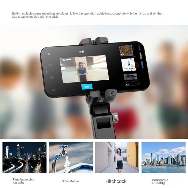 FANGTUOSI 2024 NEW Gimbal Stabilizer Desktop Following Shooting Mode Selfie Stick Monopod With Bluetooth Shutter For Smartphone FANGTUOSI 2024 NEW Gimbal Stabilizer Desktop Following Shooting Mode Selfie Stick Monopod With Bluetooth Shutter For Smartphone