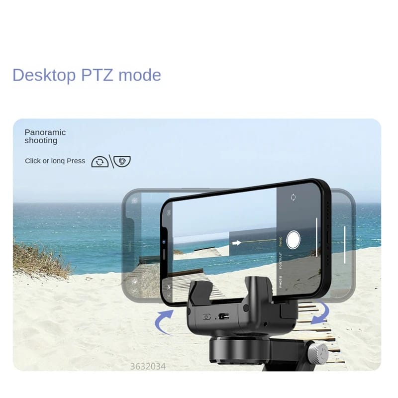 FANGTUOSI 2024 NEW Gimbal Stabilizer Desktop Following Shooting Mode Selfie Stick Monopod With Bluetooth Shutter For Smartphone FANGTUOSI 2024 NEW Gimbal Stabilizer Desktop Following Shooting Mode Selfie Stick Monopod With Bluetooth Shutter For Smartphone