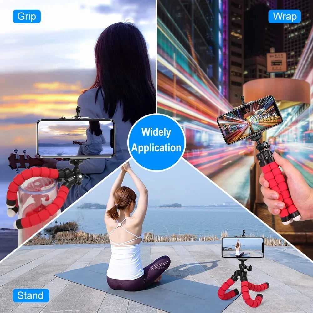 FANGTUOSI Tripod For Phone Flexible Sponge Octopus Mini Tripod For IPhone Mini Camera Tripod Phone Holder Clip Stand Selfie FANGTUOSI Tripod For Phone Flexible Sponge Octopus Mini Tripod For IPhone Mini Camera Tripod Phone Holder Clip Stand Selfie