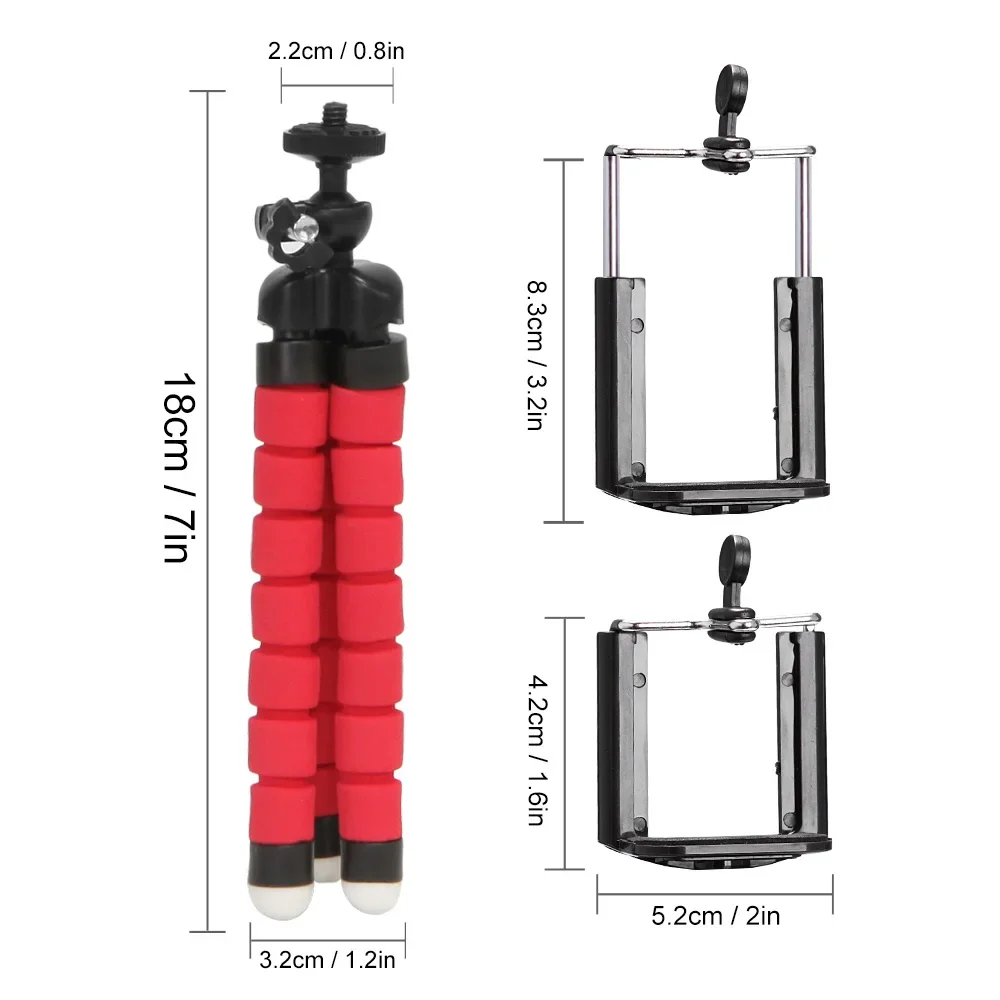 FANGTUOSI Tripod For Phone Flexible Sponge Octopus Mini Tripod For IPhone Mini Camera Tripod Phone Holder Clip Stand Selfie FANGTUOSI Tripod For Phone Flexible Sponge Octopus Mini Tripod For IPhone Mini Camera Tripod Phone Holder Clip Stand Selfie