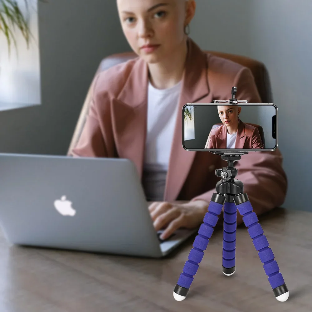 FANGTUOSI Tripod For Phone Flexible Sponge Octopus Mini Tripod For IPhone Mini Camera Tripod Phone Holder Clip Stand Selfie FANGTUOSI Tripod For Phone Flexible Sponge Octopus Mini Tripod For IPhone Mini Camera Tripod Phone Holder Clip Stand Selfie