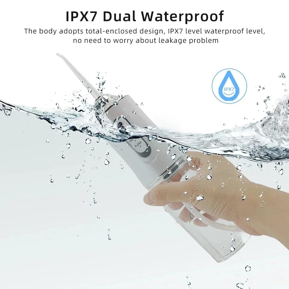 Portable Smart Electric Oral Irrigator Water Flosser 4 Jets 3 Modes Rechargeable Dental Water Jet Irrigator Dental Teeth Cleaner Portable Smart Electric Oral Irrigator Water Flosser 4 Jets 3 Modes Rechargeable Dental Water Jet Irrigator Dental Teeth Cleaner