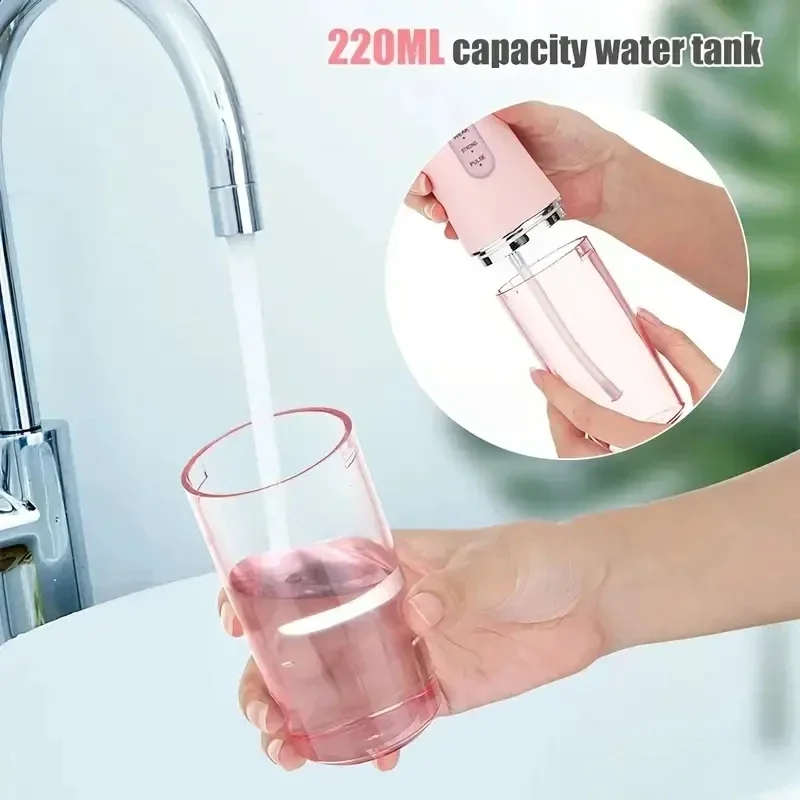 Portable Smart Electric Oral Irrigator Water Flosser 4 Jets 3 Modes Rechargeable Dental Water Jet Irrigator Dental Teeth Cleaner Portable Smart Electric Oral Irrigator Water Flosser 4 Jets 3 Modes Rechargeable Dental Water Jet Irrigator Dental Teeth Cleaner