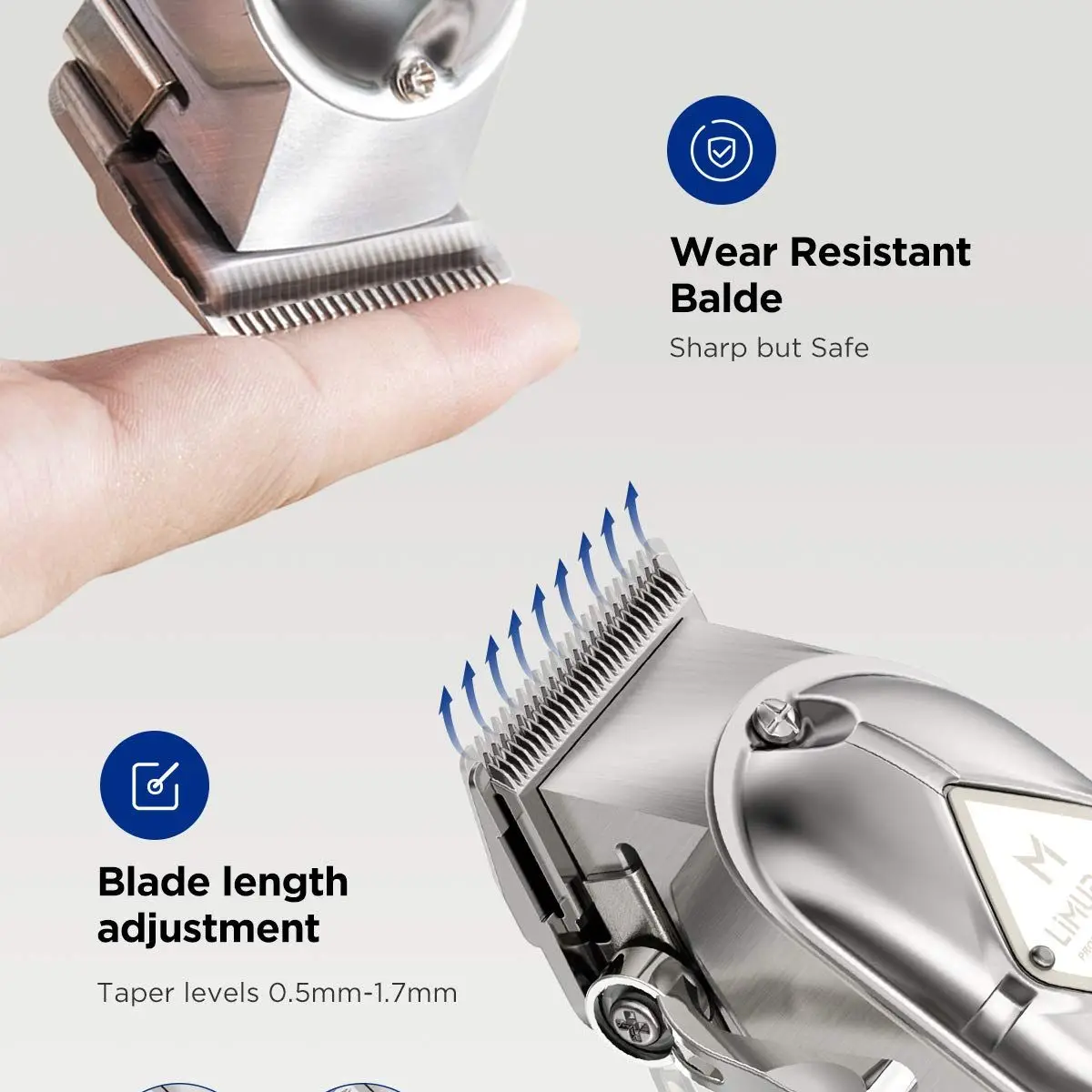 Limural Electric Hair Clippers for Men Professional Cordless Barber Clippers Rechargeable Beard Trimmer LED Display Trimmer Kit Limural Electric Hair Clippers for Men Professional Cordless Barber Clippers Rechargeable Beard Trimmer LED Display Trimmer Kit