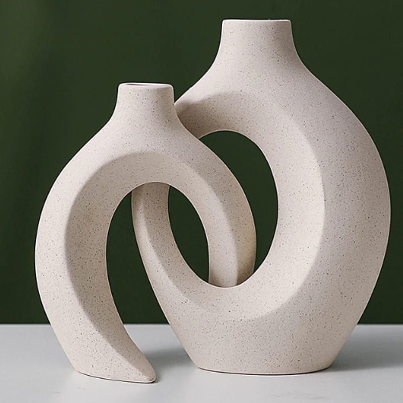 European Ceramic Vase Set Creative White Simple Home Decoration Living Room Entryway TV Cabinet Decoration European Ceramic Vase Set Creative White Simple Home Decoration Living Room Entryway TV Cabinet Decoration