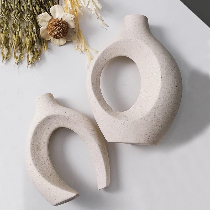 European Ceramic Vase Set Creative White Simple Home Decoration Living Room Entryway TV Cabinet Decoration European Ceramic Vase Set Creative White Simple Home Decoration Living Room Entryway TV Cabinet Decoration