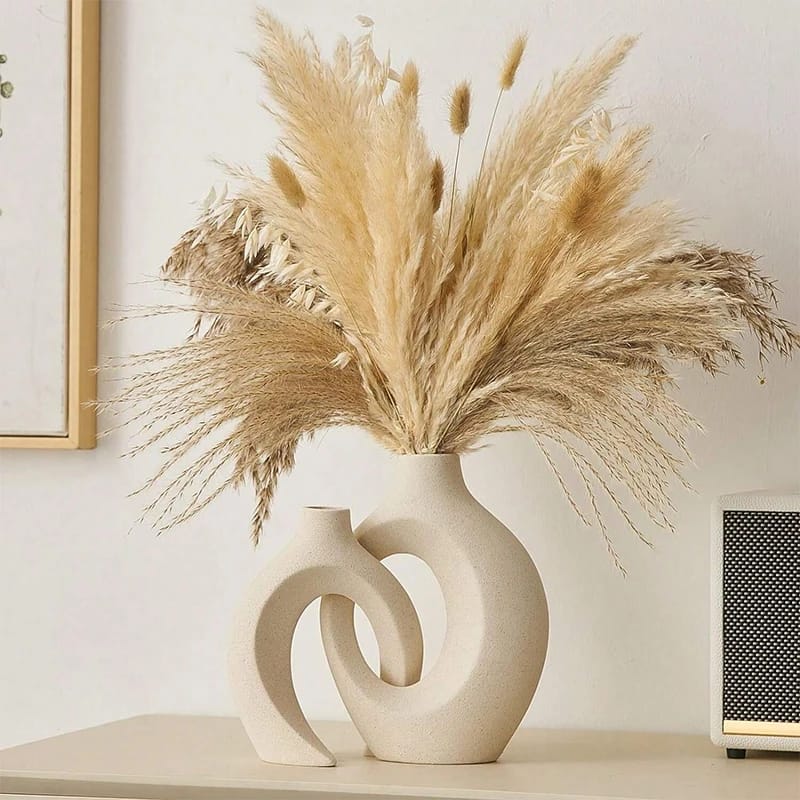 European Ceramic Vase Set Creative White Simple Home Decoration Living Room Entryway TV Cabinet Decoration European Ceramic Vase Set Creative White Simple Home Decoration Living Room Entryway TV Cabinet Decoration