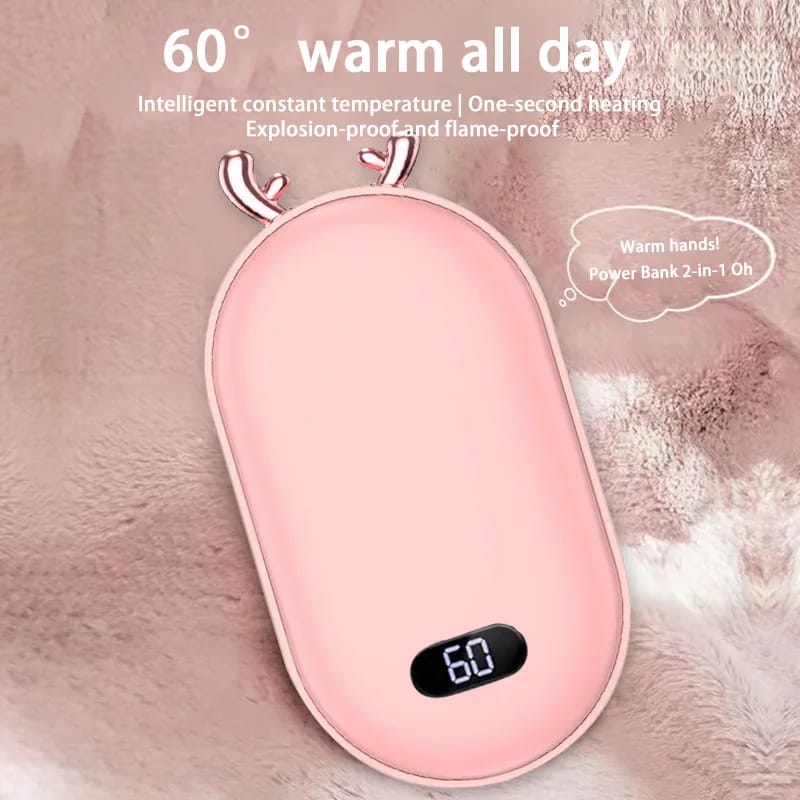 Xiaomi Hand Warmer 2IN1 Pocket Power Banks 10000mAh Battery Temperature Display & Adjustable Portable Hand Warmer Christmas Gift Xiaomi Hand Warmer 2IN1 Pocket Power Banks 10000mAh Battery Temperature Display & Adjustable Portable Hand Warmer Christmas Gift