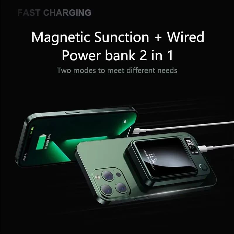 Xiaomi Mijia Magnetic Wireless 30000mAh Power Bank Fast Charger For Magsafe Portable Auxiliary Battery Pack For Iphone Huawei Xiaomi Mijia Magnetic Wireless 30000mAh Power Bank Fast Charger For Magsafe Portable Auxiliary Battery Pack For Iphone Huawei
