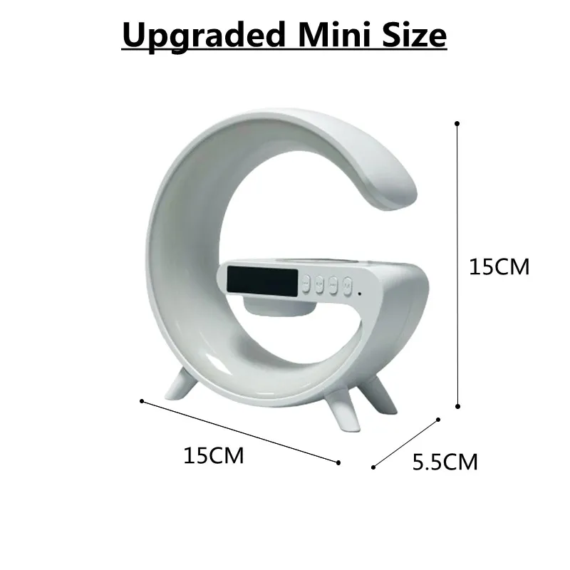 Multifunction Wireless Charger Pad Stand Speaker TF RGB Night Light 15W Fast Charging Station for iPhone Samsung Xiaomi Huawei Multifunction Wireless Charger Pad Stand Speaker TF RGB Night Light 15W Fast Charging Station for iPhone Samsung Xiaomi Huawei