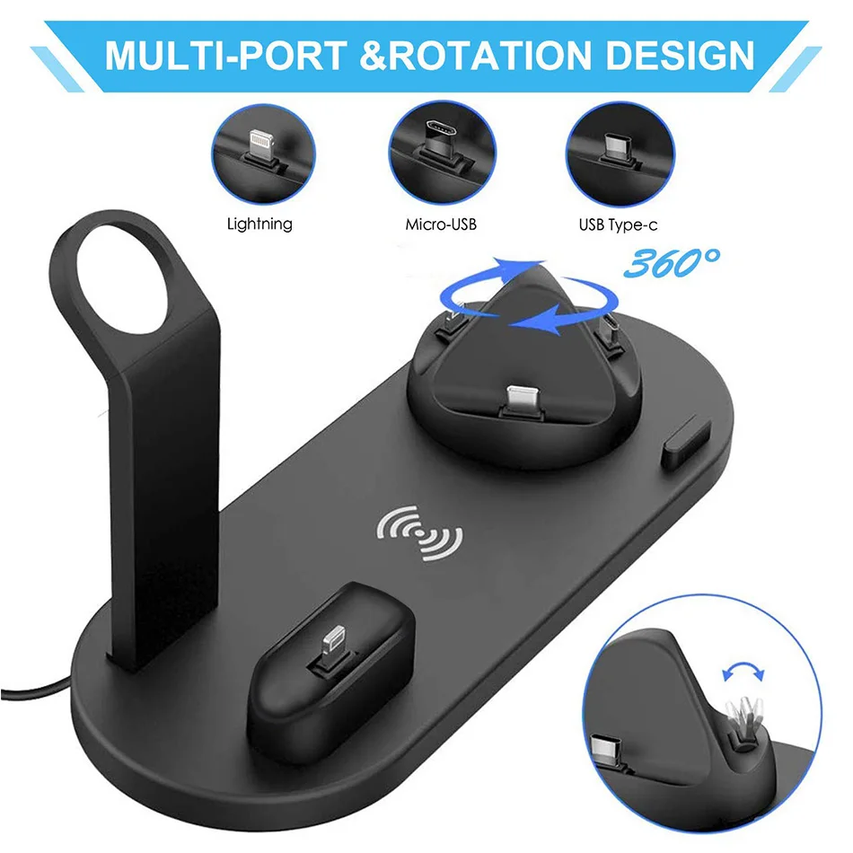 30W 7 in 1 Wireless Charger Stand Pad For iPhone 14 13 12 Pro Max Apple Watch Airpods Pro iWatch 8 7 Fast Charging Dock Station 30W 7 in 1 Wireless Charger Stand Pad For iPhone 14 13 12 Pro Max Apple Watch Airpods Pro iWatch 8 7 Fast Charging Dock Station