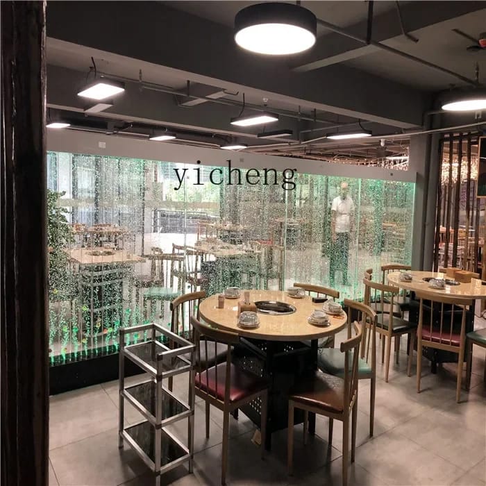 ZK Large Acrylic Screen Water Curtain Wall Water Bubble Wall Creative Hallway Partition ZK Large Acrylic Screen Water Curtain Wall Water Bubble Wall Creative Hallway Partition