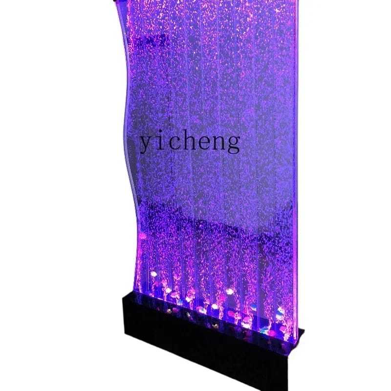 ZK Large Acrylic Screen Water Curtain Wall Water Bubble Wall Creative Hallway Partition ZK Large Acrylic Screen Water Curtain Wall Water Bubble Wall Creative Hallway Partition