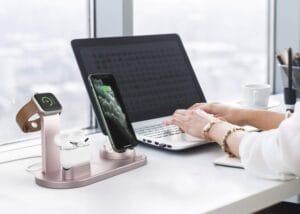 3-in-1 wireless charger Wireless Charger Stand iPhone and Samsung 3-in-1 wireless charger Wireless Charger Stand iPhone and Samsung