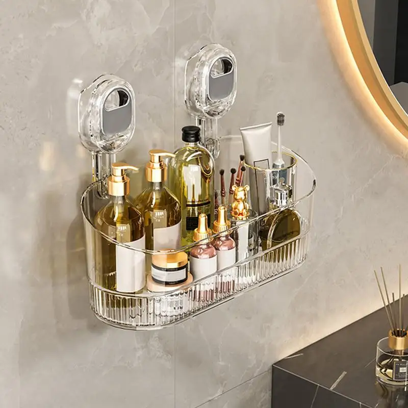 Suction Cup Shower Organizer Shower Organizer Basket Wall Mounted No Drilling Luxury Heavy Duty Waterproof Suction Cup Shower Organizer Shower Organizer Basket Wall Mounted No Drilling Luxury Heavy Duty Waterproof