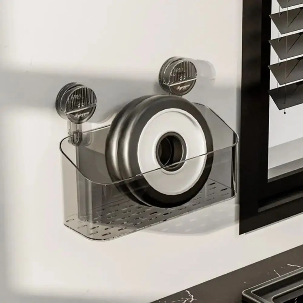 1pc Suction Cup Bathroom Storage Basket Wall Mounted Cosmetic Storage Box Free Punch Shower Shampoo Holder Rack Bath Accessories 1pc Suction Cup Bathroom Storage Basket Wall Mounted Cosmetic Storage Box Free Punch Shower Shampoo Holder Rack Bath Accessories
