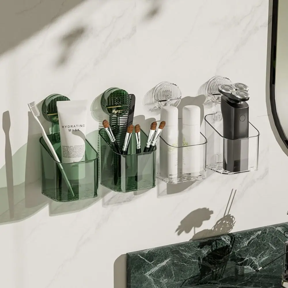 1pc Suction Cup Bathroom Storage Basket Wall Mounted Cosmetic Storage Box Free Punch Shower Shampoo Holder Rack Bath Accessories 1pc Suction Cup Bathroom Storage Basket Wall Mounted Cosmetic Storage Box Free Punch Shower Shampoo Holder Rack Bath Accessories