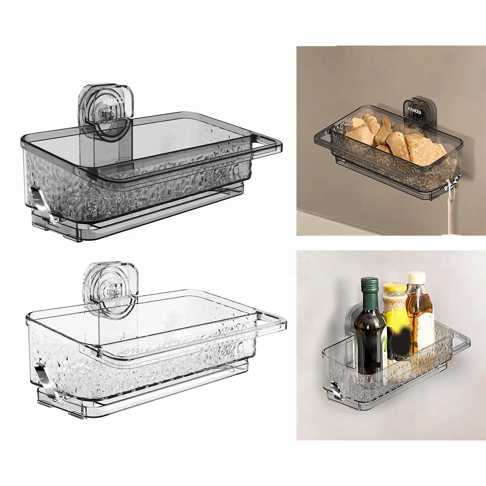 Suction Shower Shelf Soap Container Wall Mounted Multifunctional Shower Organizer for Toilet Bathroom Bath Kitchen Bathtub Suction Shower Shelf Soap Container Wall Mounted Multifunctional Shower Organizer for Toilet Bathroom Bath Kitchen Bathtub