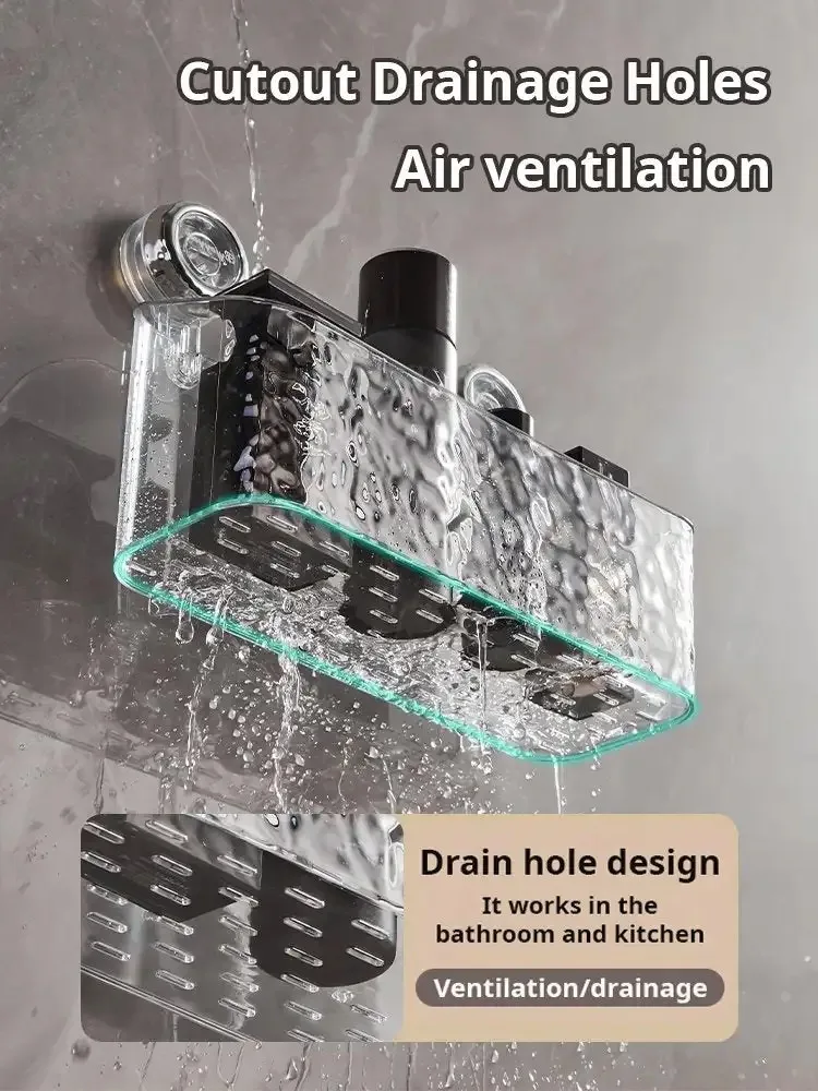 Bathroom Shelf Suction Cup Wall Mount Corner Storage Shelves Shampoo Holder Cosmetic Rack Shower Drain Basket Bathroom Organizer Bathroom Shelf Suction Cup Wall Mount Corner Storage Shelves Shampoo Holder Cosmetic Rack Shower Drain Basket Bathroom Organizer