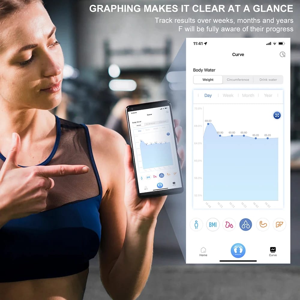 INSMART Body Digital Weight Scale Solar & Light Energy Charging Smart Scale Balance Bioimpedance Body Fat Bathroom Scales BMI INSMART Body Digital Weight Scale Solar & Light Energy Charging Smart Scale Balance Bioimpedance Body Fat Bathroom Scales BMI