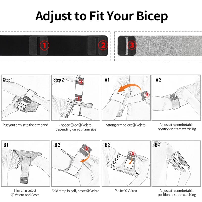 Running Sports Armbands Zipper Bag For AirPods Pro iPhone 16 15 14 13 12 11 Pro Max Samsung S24 Ultra Phone Case Holder ArmBand Running Sports Armbands Zipper Bag For AirPods Pro iPhone 16 15 14 13 12 11 Pro Max Samsung S24 Ultra Phone Case Holder ArmBand