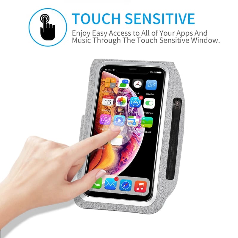 Running Sports Armbands Zipper Bag For AirPods Pro iPhone 16 15 14 13 12 11 Pro Max Samsung S24 Ultra Phone Case Holder ArmBand Running Sports Armbands Zipper Bag For AirPods Pro iPhone 16 15 14 13 12 11 Pro Max Samsung S24 Ultra Phone Case Holder ArmBand