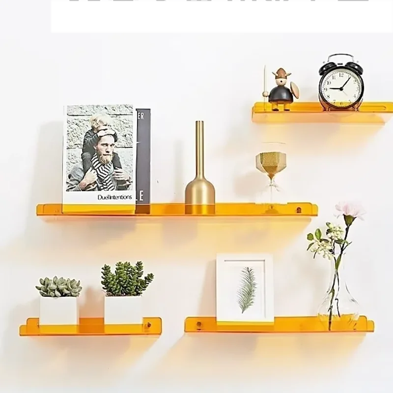 Colorful Acrylic Floating Shelf Wall Hanging Board Bathroom Shower Shelves Toilet Kitchen Living Room Invisible Storage Rack Colorful Acrylic Floating Shelf Wall Hanging Board Bathroom Shower Shelves Toilet Kitchen Living Room Invisible Storage Rack