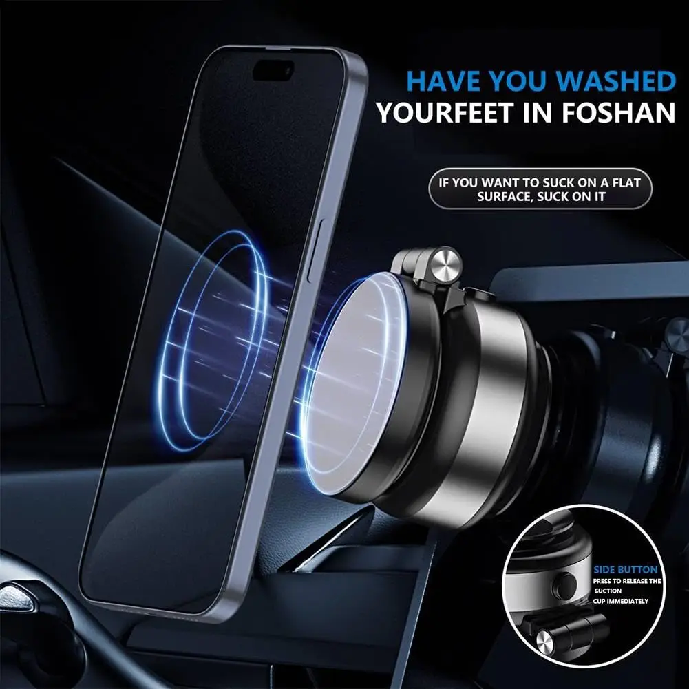 Magnetic Car Phone Holder Double Sided Adjustable Multifunctional Vacuum Magnetic Phone Holder Flexible Mobile Phone Holders Magnetic Car Phone Holder Double Sided Adjustable Multifunctional Vacuum Magnetic Phone Holder Flexible Mobile Phone Holders