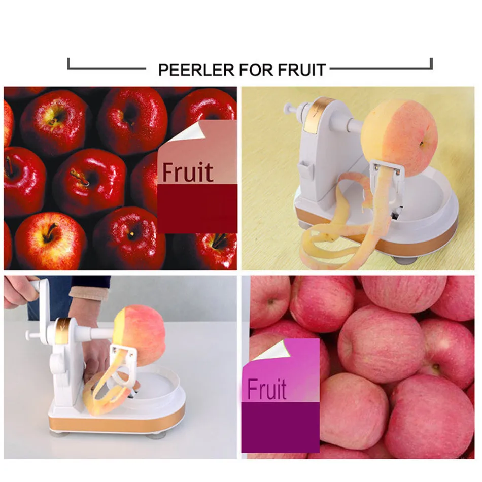 New Hand-cranked Apple Peeler Stainless Fruit Peeler Slicing Machine Apple Fruit Machine Peeled Kit Creative Kitchen Cutter Tool New Hand-cranked Apple Peeler Stainless Fruit Peeler Slicing Machine Apple Fruit Machine Peeled Kit Creative Kitchen Cutter Tool