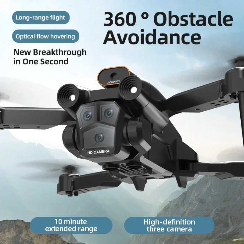 M4 Drone 8K Professional Wide Angle Triple HD Camera Foldable Helicopter Obstacle Avoidance Height Helicopters 3000M Drone Gifts M4 Drone 8K Professional Wide Angle Triple HD Camera Foldable Helicopter Obstacle Avoidance Height Helicopters 3000M Drone Gifts