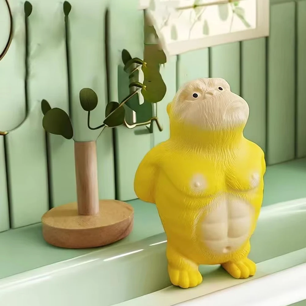 Latest stress resistant giant gorilla Fidget toy, soft toy, elastic monkey, fun gorilla stress relief game, home decoration Latest stress resistant giant gorilla Fidget toy, soft toy, elastic monkey, fun gorilla stress relief game, home decoration