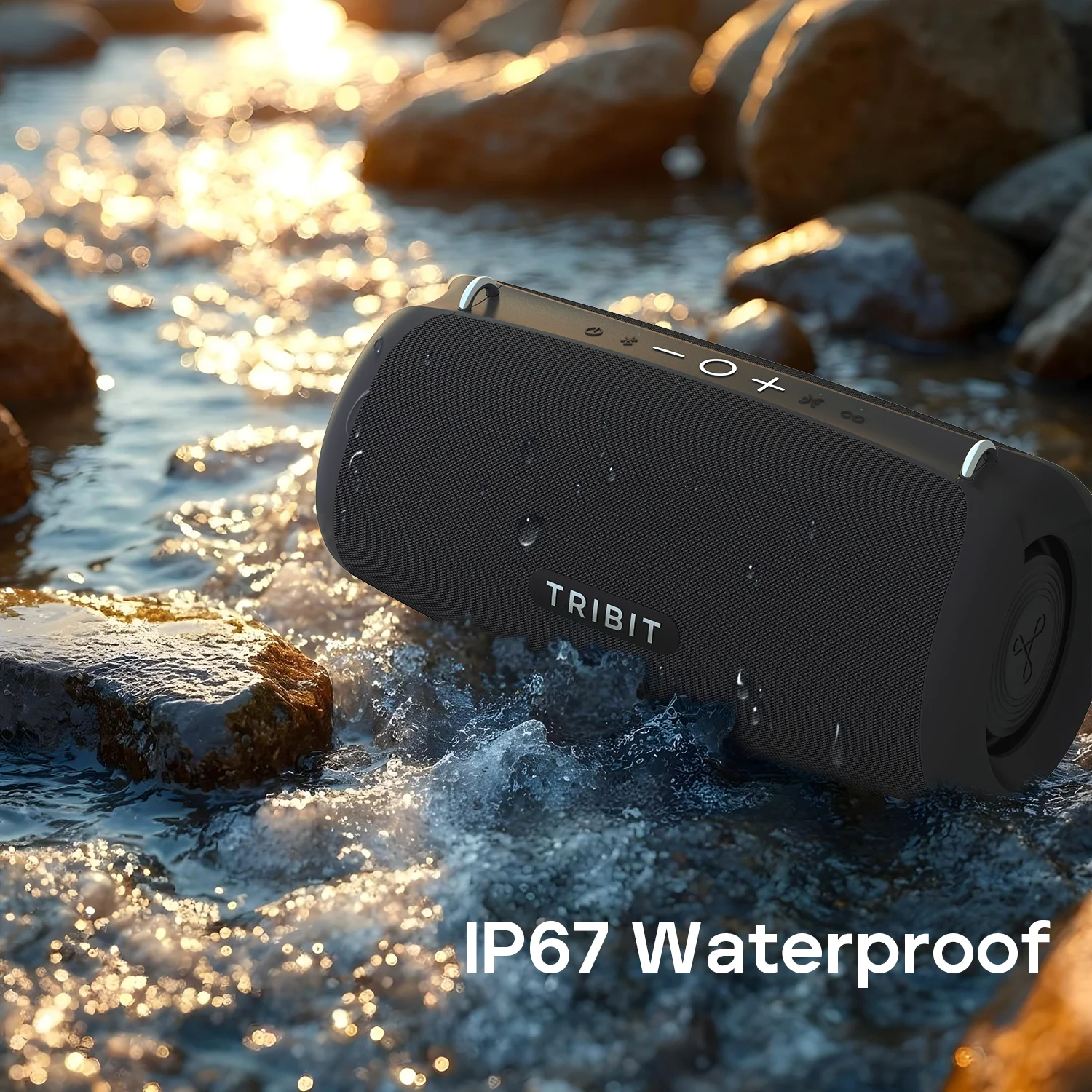 TRIBIT StormBox Lava 80W Portable Bluetooth Speaker Built-in Powerbank, APP Control, IP67 Waterproof for Outdoor, Camping, Party TRIBIT StormBox Lava 80W Portable Bluetooth Speaker Built-in Powerbank, APP Control, IP67 Waterproof for Outdoor, Camping, Party