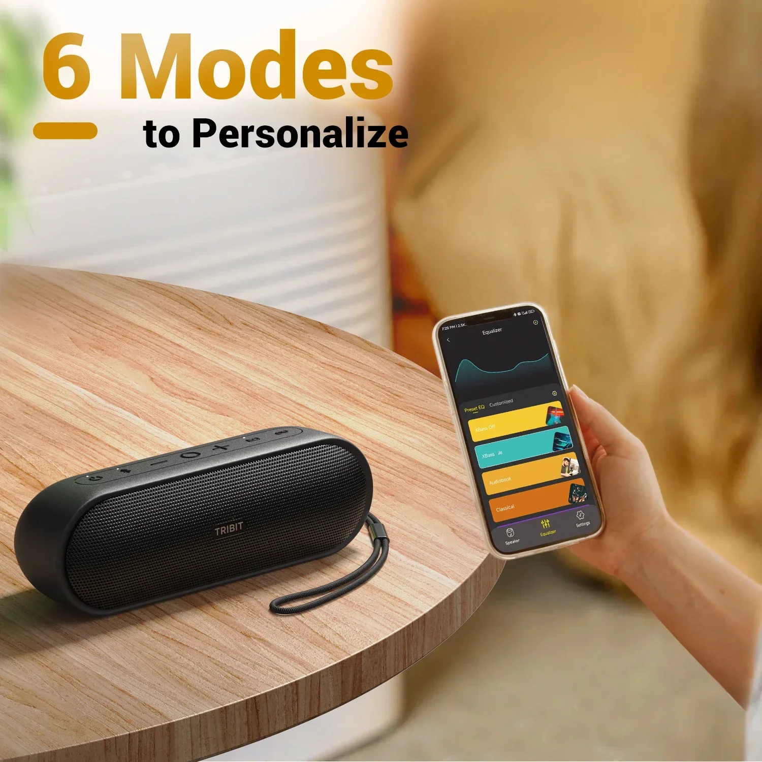 TRIBIT XSound Plus 2 Portable Bluetooth Speaker, 30W Power, IPX7 Waterproof Wireless Speaker 24-hrs Playtime For Camping, Hiking TRIBIT XSound Plus 2 Portable Bluetooth Speaker, 30W Power, IPX7 Waterproof Wireless Speaker 24-hrs Playtime For Camping, Hiking