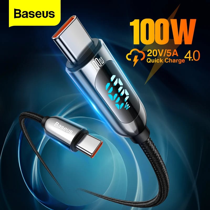Baseus PD 100W USB C To USB Type C Cable Fast Charging Charger Wire Cord USB-C Type-C USBC Cable For Xiaomi POCO X3 Pro Samsung Baseus PD 100W USB C To USB Type C Cable Fast Charging Charger Wire Cord USB-C Type-C USBC Cable For Xiaomi POCO X3 Pro Samsung