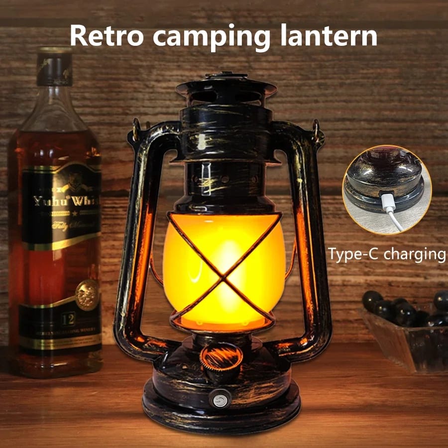 Retro Portable LED Horse Lantern Lamp Rechargeable Hanging Camping Lights 3 Lighting Modes for Desktop Bar Resturant Decoration Retro Portable LED Horse Lantern Lamp Rechargeable Hanging Camping Lights 3 Lighting Modes for Desktop Bar Resturant Decoration