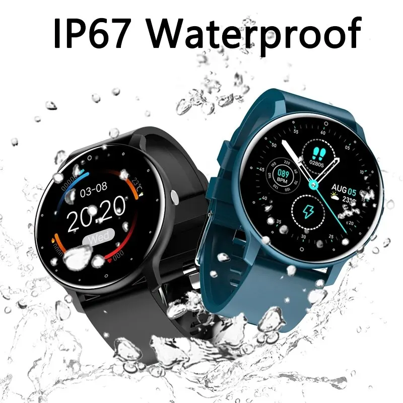 LIGE Smart Watch Men Women Full Touch Screen Sport Fitness Watch Man IP67 Waterproof Bluetooth For Android IOS Smartwatch Men LIGE Smart Watch Men Women Full Touch Screen Sport Fitness Watch Man IP67 Waterproof Bluetooth For Android IOS Smartwatch Men