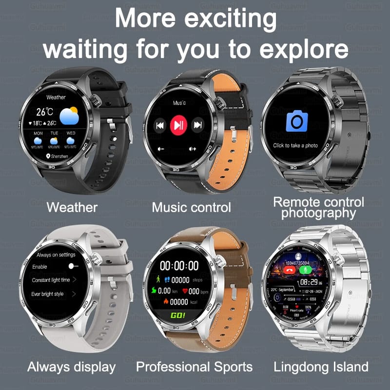 New Huawei Watch GT5 Pro Smart Watch 1.53 Inch HD AMOLED Screen NFC GPS Tracker Bluetooth Call Health Monitoring Watch Men Women New Huawei Watch GT5 Pro Smart Watch 1.53 Inch HD AMOLED Screen NFC GPS Tracker Bluetooth Call Health Monitoring Watch Men Women
