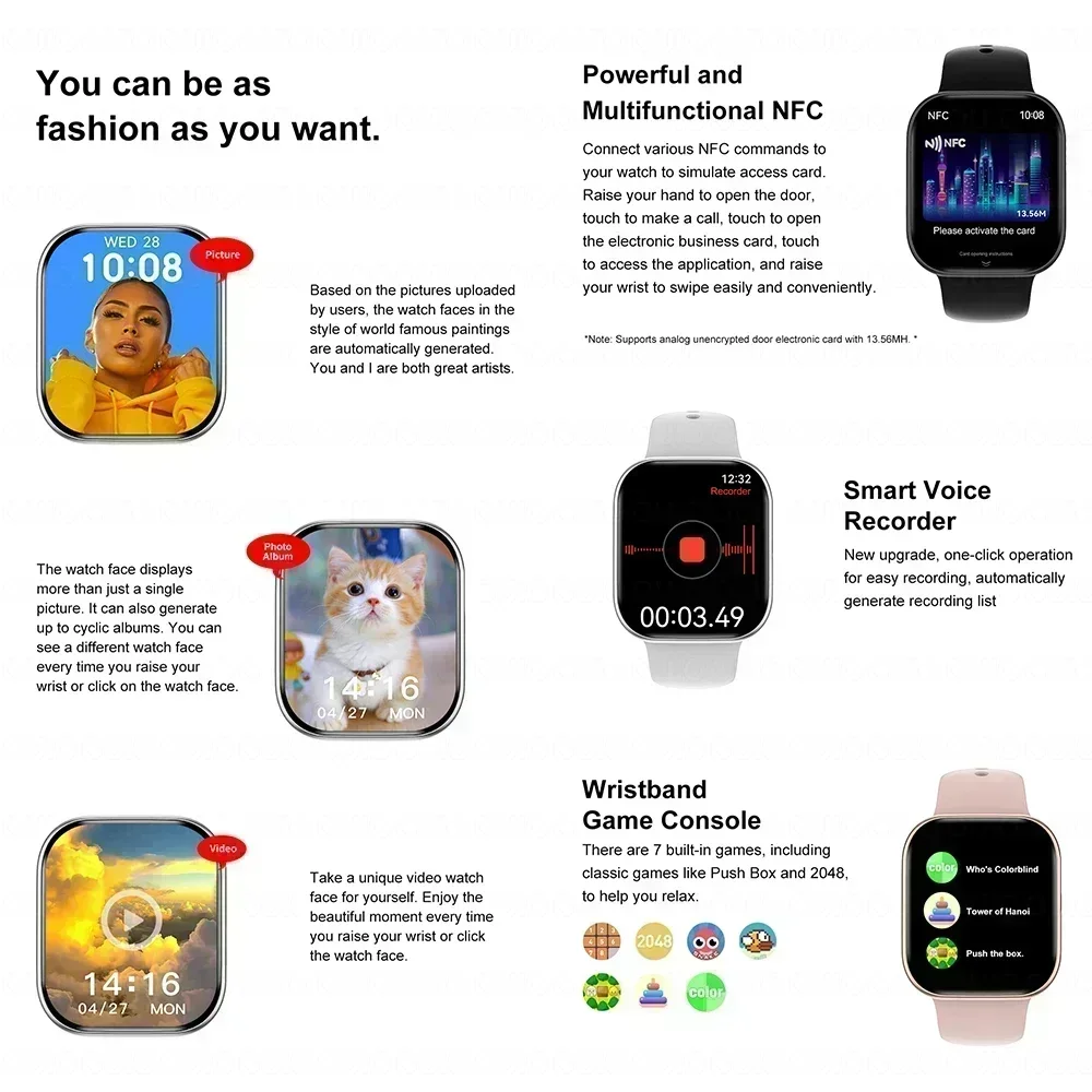 New For Apple DT Watch 10 GPS Smart Watch Men Women 3D Menu 16GB Large Memory TWS Headphones Video Playback NFC Smart Watch 2025 New For Apple DT Watch 10 GPS Smart Watch Men Women 3D Menu 16GB Large Memory TWS Headphones Video Playback NFC Smart Watch 2025