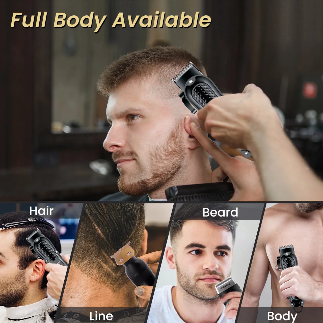 Solimpia Hair Clippers Set Machine Oil Head Carving Digital Display Haircut Scissors Electric Pusher Three-Piece Set Solimpia Hair Clippers Set Machine Oil Head Carving Digital Display Haircut Scissors Electric Pusher Three-Piece Set